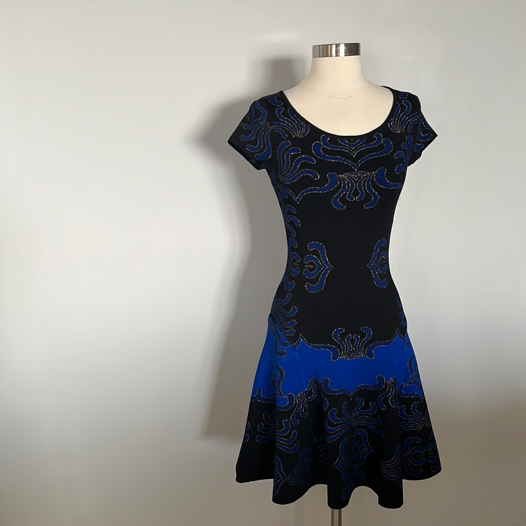 Diane Von Furstenberg Alina Jacquard Knit Dress